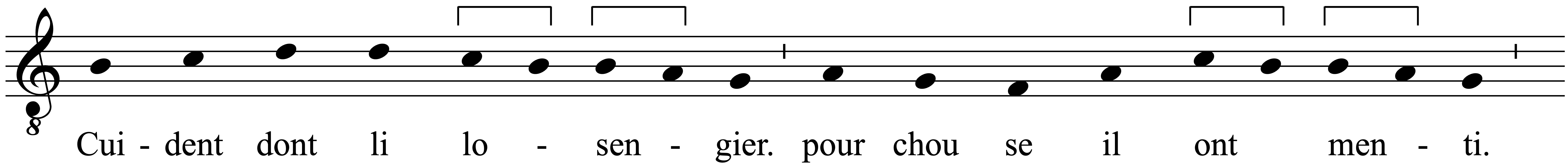 Work musical notation